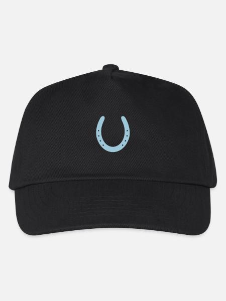 Horseshoe - you can change the colour - Kinder Basecap - Schwarz
