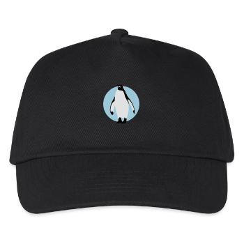 pinguin_032013_b_3c - Casquette de baseball Enfant - noir - Devant
