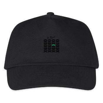 Mustache Moustache "be different" 2c - Kinder Basecap - Schwarz - Vorne