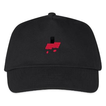 the _roof_ chimneypot_c1 - Kids’ Baseball Cap - black - Front