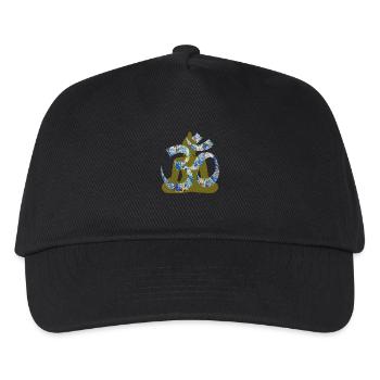 om mit buddha e 205 - Kinder Basecap - Schwarz - Vorne