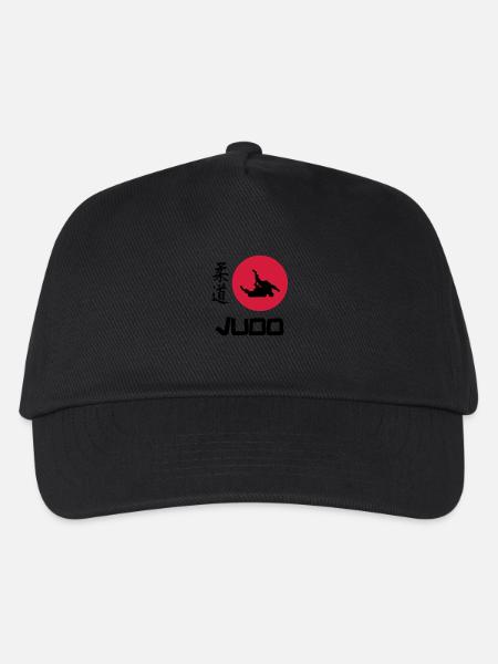 Judo - Kinder Basecap - Schwarz