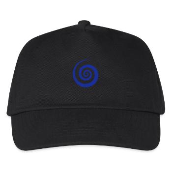 Spiral Pattern - Kinder Basecap - Schwarz - Vorne