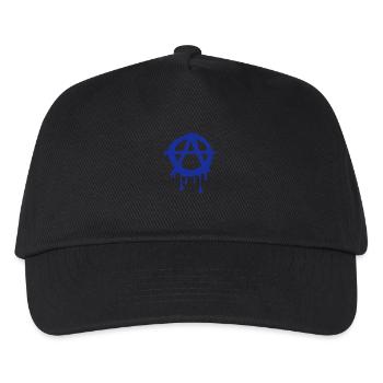 a anarchy logo 602 - Kinder Basecap - Schwarz - Vorne