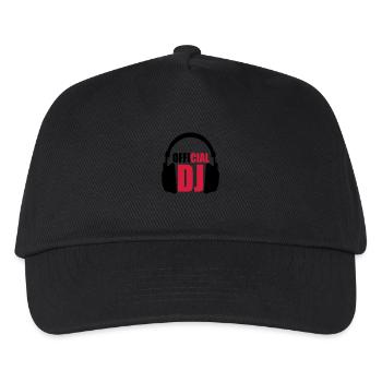 Official DJ - Kids’ Baseball Cap - black - Front
