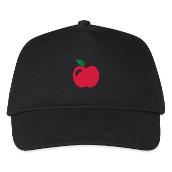 Apple - Kids’ Baseball Cap - black - Front
