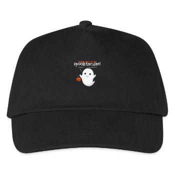Halloween Gespenst - Kinder Basecap - Schwarz - Vorne