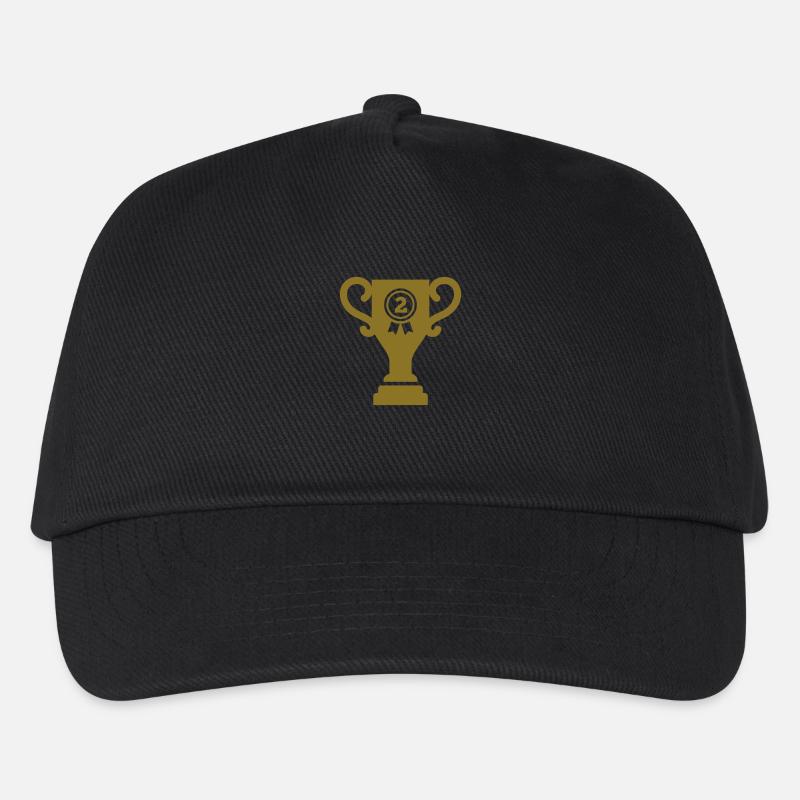 Pokal - Kinder Basecap - Schwarz