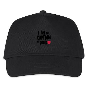 i am the captain of your heart - Kinder Basecap - Schwarz - Vorne