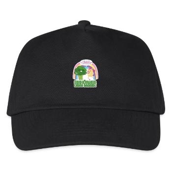 Einhörner lieben Brokkoli - Kinder Basecap - Schwarz - Vorne