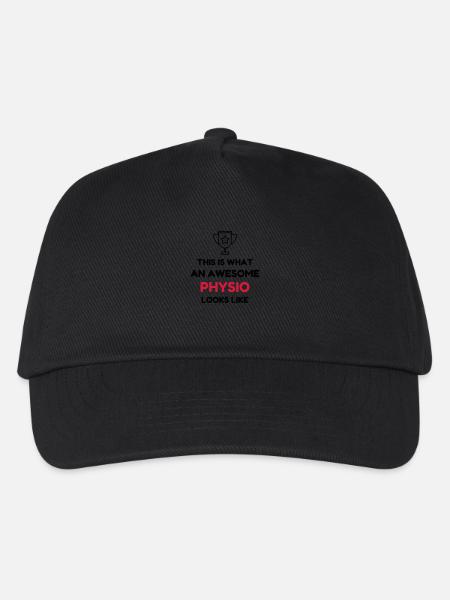 Krankengymnast / Krankengymnastin / Physio / - Kinder Basecap - Schwarz