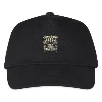 Surströmming T Shirt Viking Sushi - Kids’ Baseball Cap - black - Front