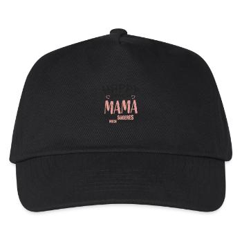 Happy Birthday Mama - Kinder Basecap - Schwarz - Vorne
