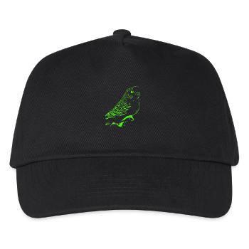 Perruche ondulée - Casquette de baseball Enfant - noir - Devant