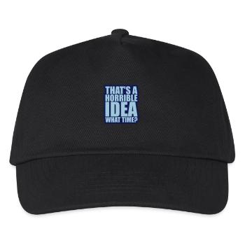Thats a horrible Idea - Kids’ Baseball Cap - black - Front