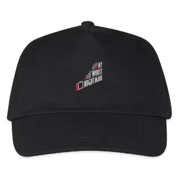 Funny my worst nightmare - Kids’ Baseball Cap - black - Front