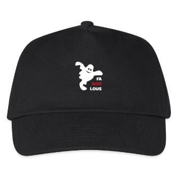 Halloween Gespenst - Kinder Basecap - Schwarz - Vorne