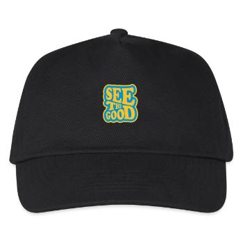 see the good quote - Kids’ Baseball Cap - black - Front