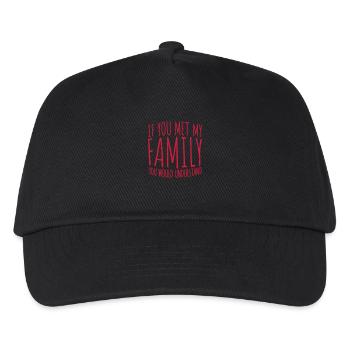 you would understand quote - Kids’ Baseball Cap - black - Front