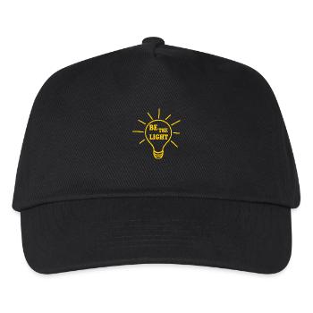 Be the light - Kids’ Baseball Cap - black - Front
