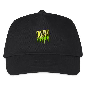 I prefer not to - Kids’ Baseball Cap - black - Front