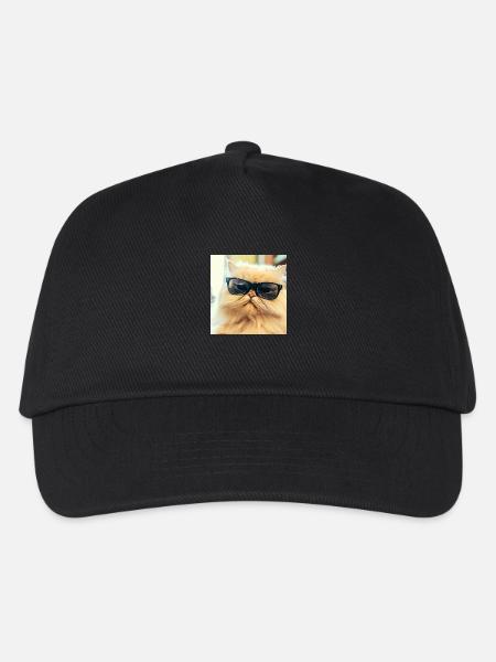 Perserkarte Negan mit Brille - Kinder Basecap - Schwarz