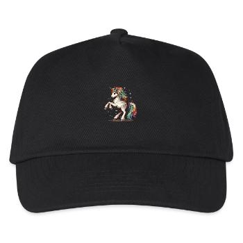 Licorne arc-en-ciel | La dernière licorne arc-en-ciel - Casquette de baseball Enfant - noir - Devant