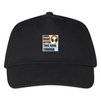 Bien sûr, juste après ce raid, bien que drôle de joueur - Casquette de baseball Enfant - noir - Devant