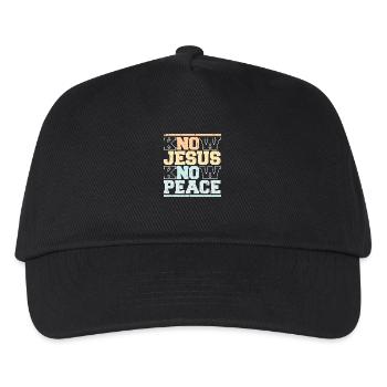 Know Jesus Know Peace No Hate Christian Bible Love - Kids’ Baseball Cap - black - Front