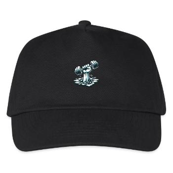 Power Lift - Kids’ Baseball Cap - black - Front