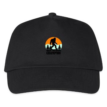 big foot social distancing - Kinder Basecap - Schwarz - Vorne
