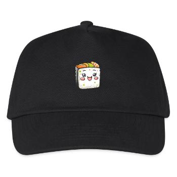 Funny Sushi Comic - Kids’ Baseball Cap - black - Front