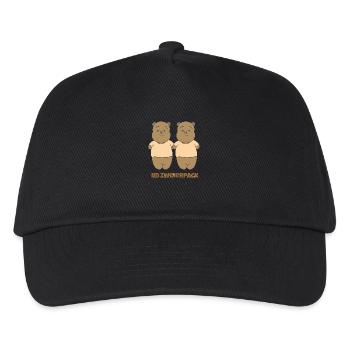 En paquet de deux - Casquette de baseball Enfant - noir - Devant