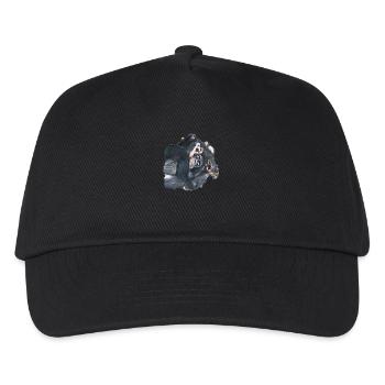 Schimpanse - Kinder Basecap - Schwarz - Vorne
