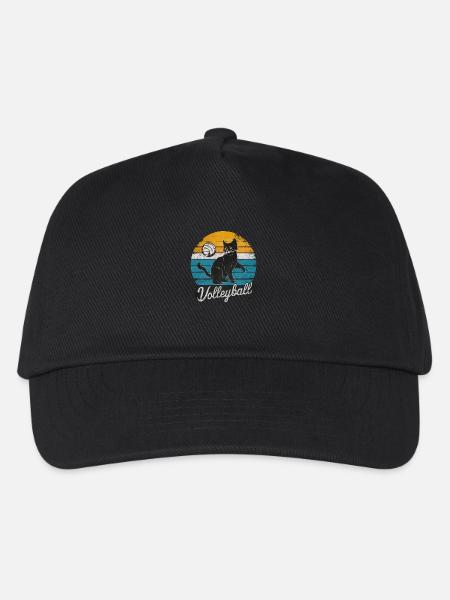 KatzeVolleyball - Kinder Basecap - Schwarz