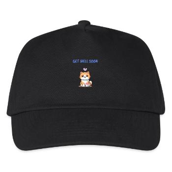 Get well soon - Kids’ Baseball Cap - black - Front