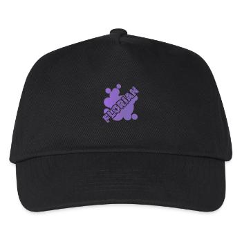 Geschenk für Florian - Kinder Basecap - Schwarz - Vorne