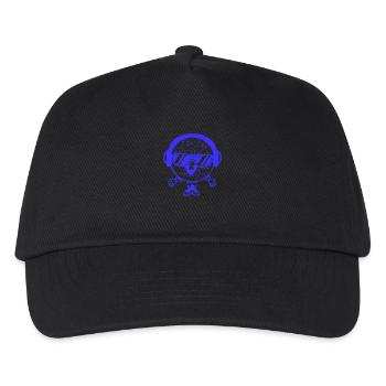 DJ Données Micropuce Nerd Geek Visage Fête Musique - Casquette de baseball Enfant - noir - Devant