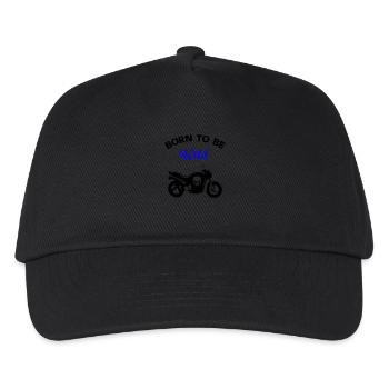motorcycle - Kids’ Baseball Cap - black - Front