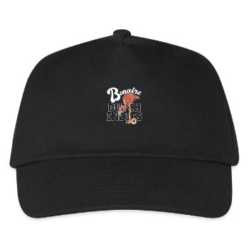 Bonaire - Dutch Indies - Caribbean - Flamingo - Kids’ Baseball Cap - black - Front