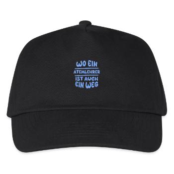 Breathing instructor - Kids’ Baseball Cap - black - Front