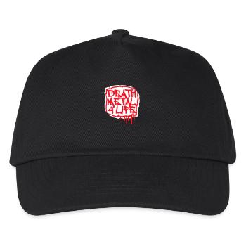 Heavy Death Metal 4 Life Hard Rock Cool Graffiti - Kids’ Baseball Cap - black - Front