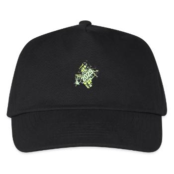 Style 2029 - Kids’ Baseball Cap - black - Front