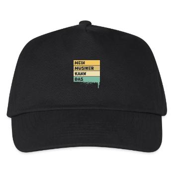 Musician as a profession - Kids’ Baseball Cap - black - Front