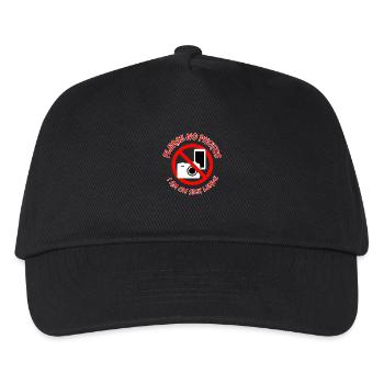 Please no photos - I'm on sick leave - Kids’ Baseball Cap - black - Front