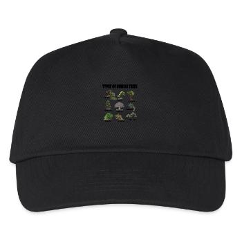 types of bonsai trees bonsai trees breeds - Kids’ Baseball Cap - black - Front