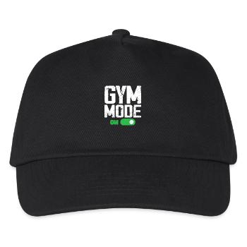 Gym-Modus bei Funny Beast Workout, Men Gym Lifting - Kinder Basecap - Schwarz - Vorne