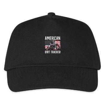 La passion de la course sur piste plate - Casquette de baseball Enfant - noir - Devant