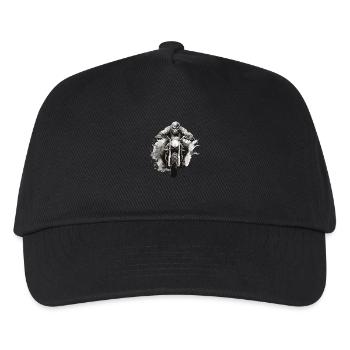 Gorilla Motorcycle Biker Beast - Kids’ Baseball Cap - black - Front