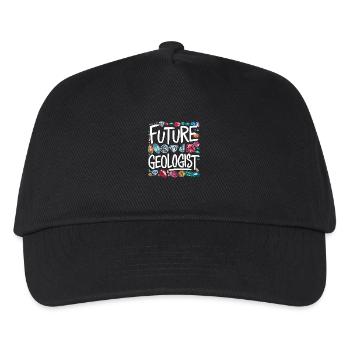 Werdegang als Future Geologist - Kinder Basecap - Schwarz - Vorne